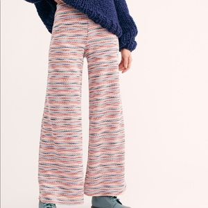 Free People colorful flowy pant